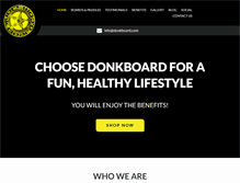 Tablet Screenshot of donkboard.com